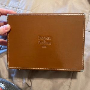 VINTAGE Dooney & Bourke leather storage box